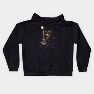 Gremlin in the rain Kids Hoodie